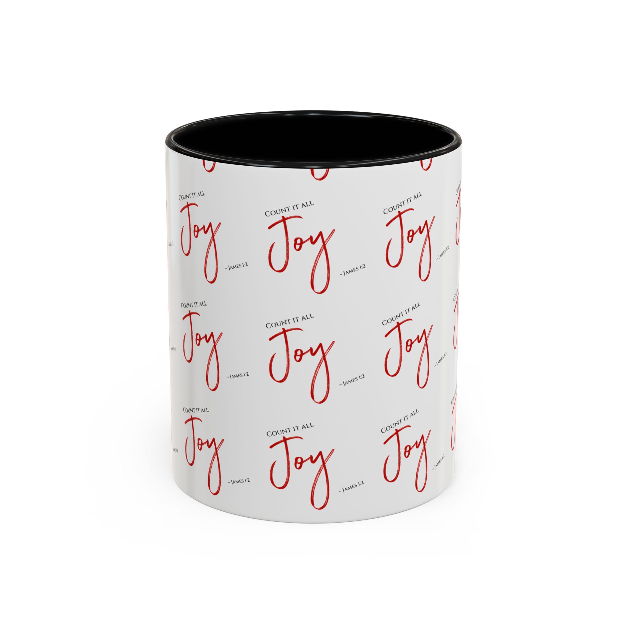 James 1:2 - Count It All Joy! Joyful Accent Coffee Mug - Image 5