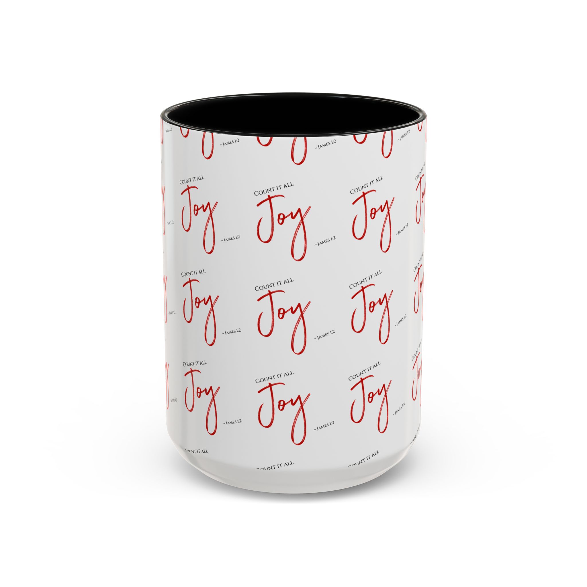 James 1:2 - Count It All Joy! Joyful Accent Coffee Mug - Image 9