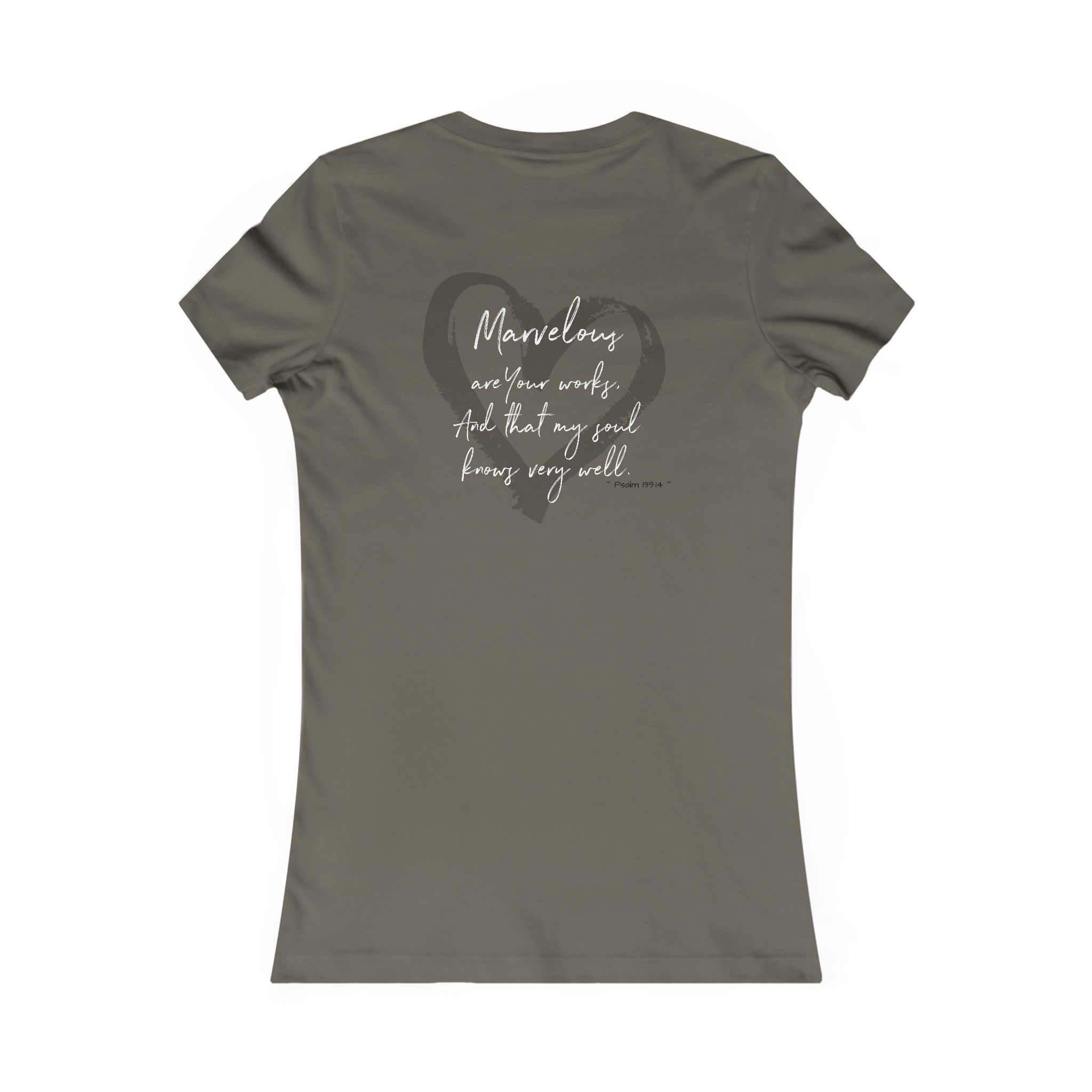 Psalm 139 Claim your identity and self-worth as a marvelous creation of God tee shirt - Image 2