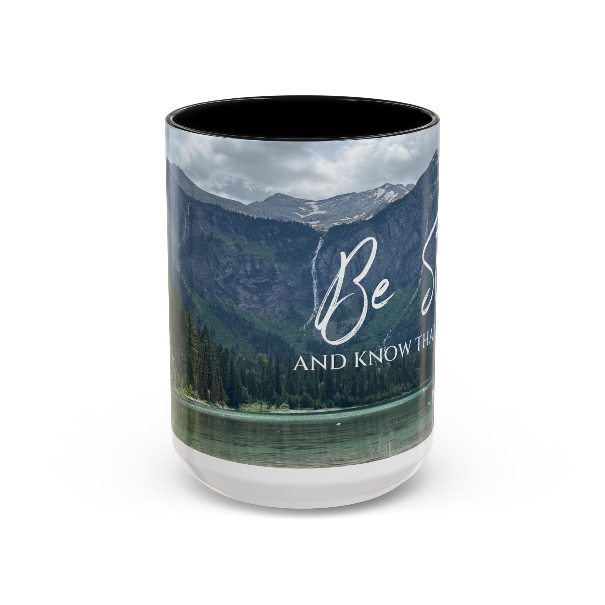 Psalm 46:10 Inspirational Coffee Mug - 'Be Still and Know' - Image 2