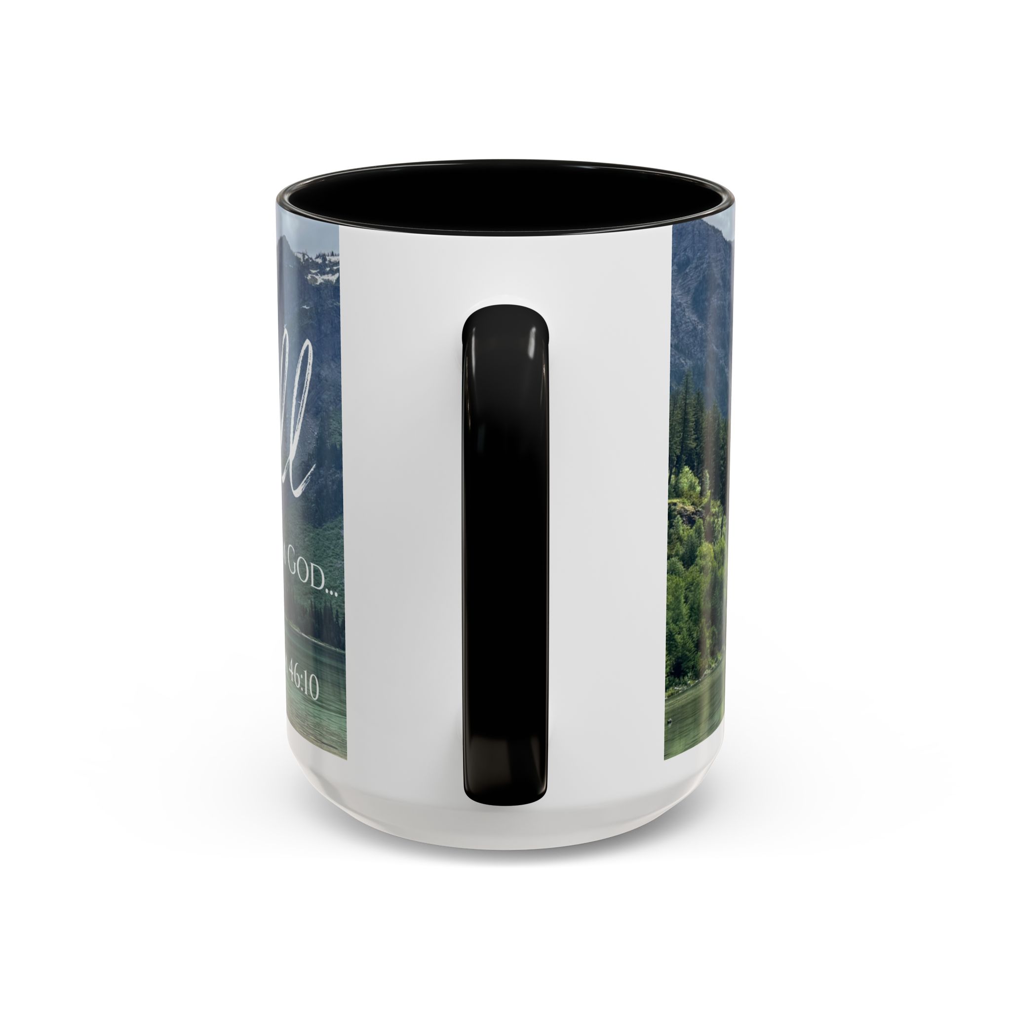 Psalm 46:10 Inspirational Coffee Mug - 'Be Still and Know' - Image 4