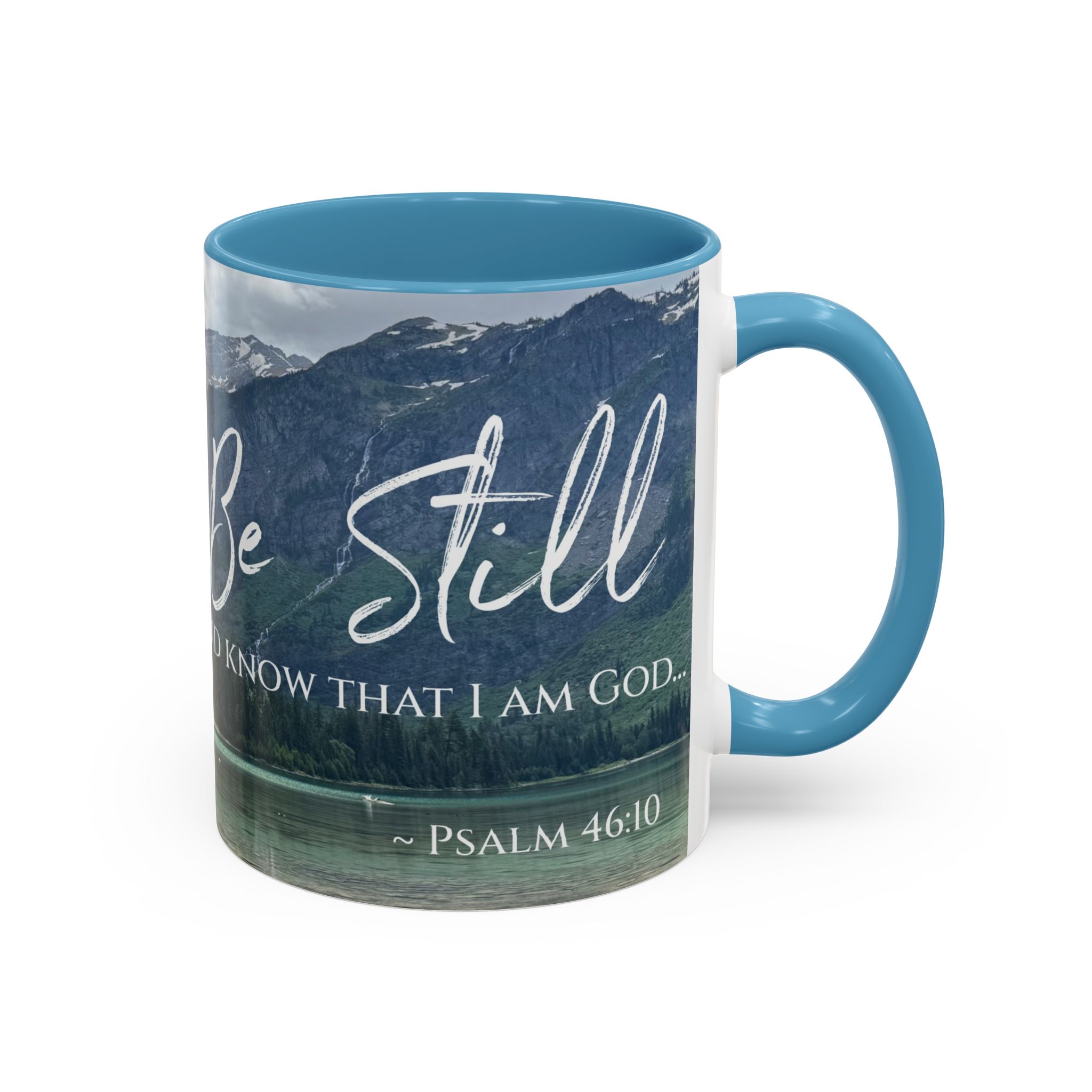 Psalm 46:10 Inspirational Coffee Mug - 'Be Still and Know' - Image 10