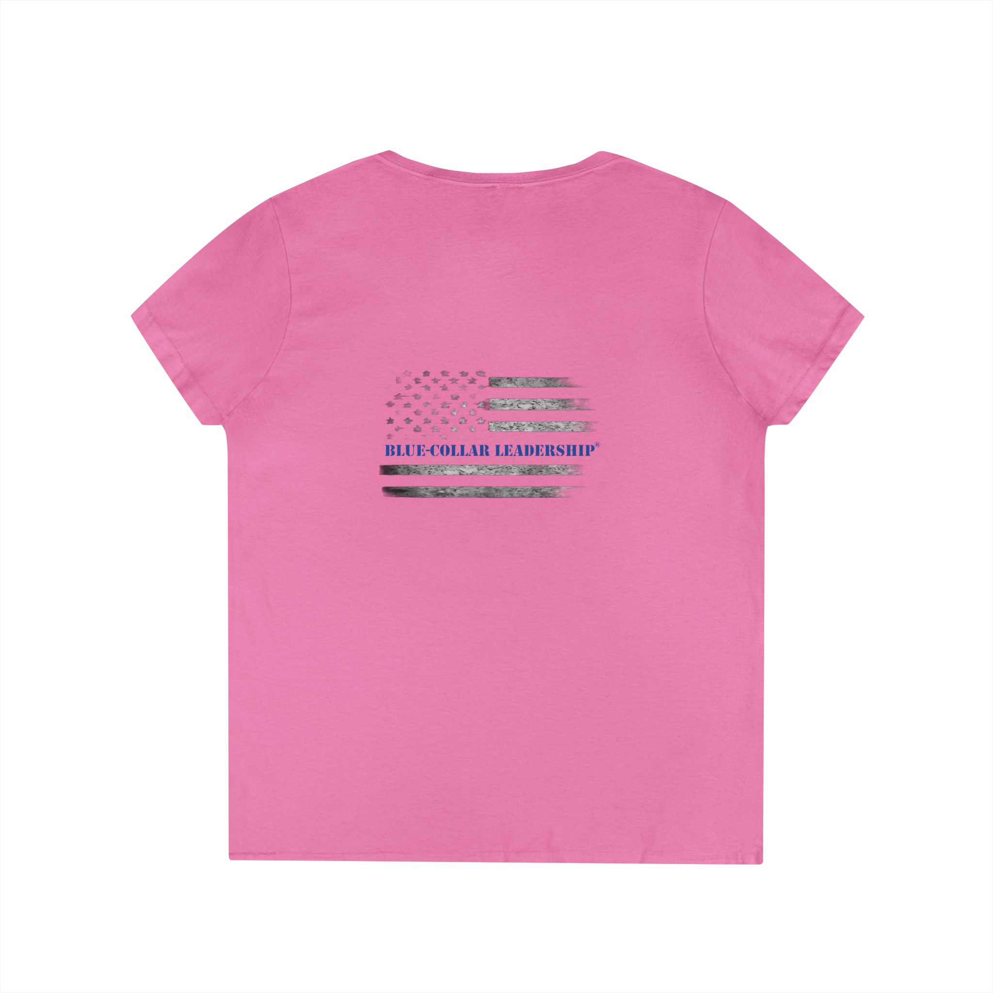 Empowering Ladies' V-Neck T-Shirt | Blue-Collar Leadership Tee, Motivational T-Shirt, Inspirational Apparel, Gift for Her, Union Shirt - Image 14