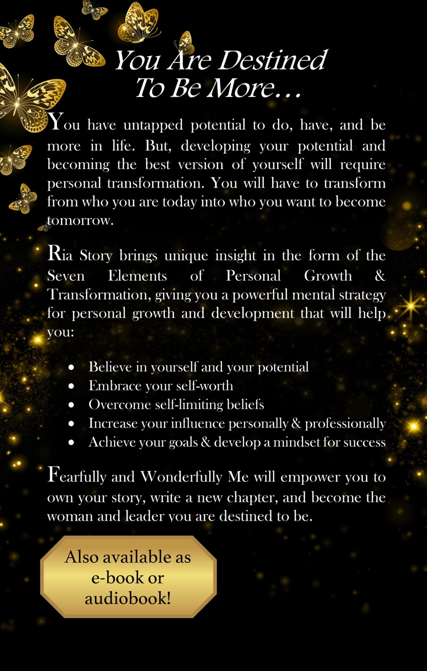 Fearfully and Wonderfully Me: Become the Woman You are Destined to Be - Image 2