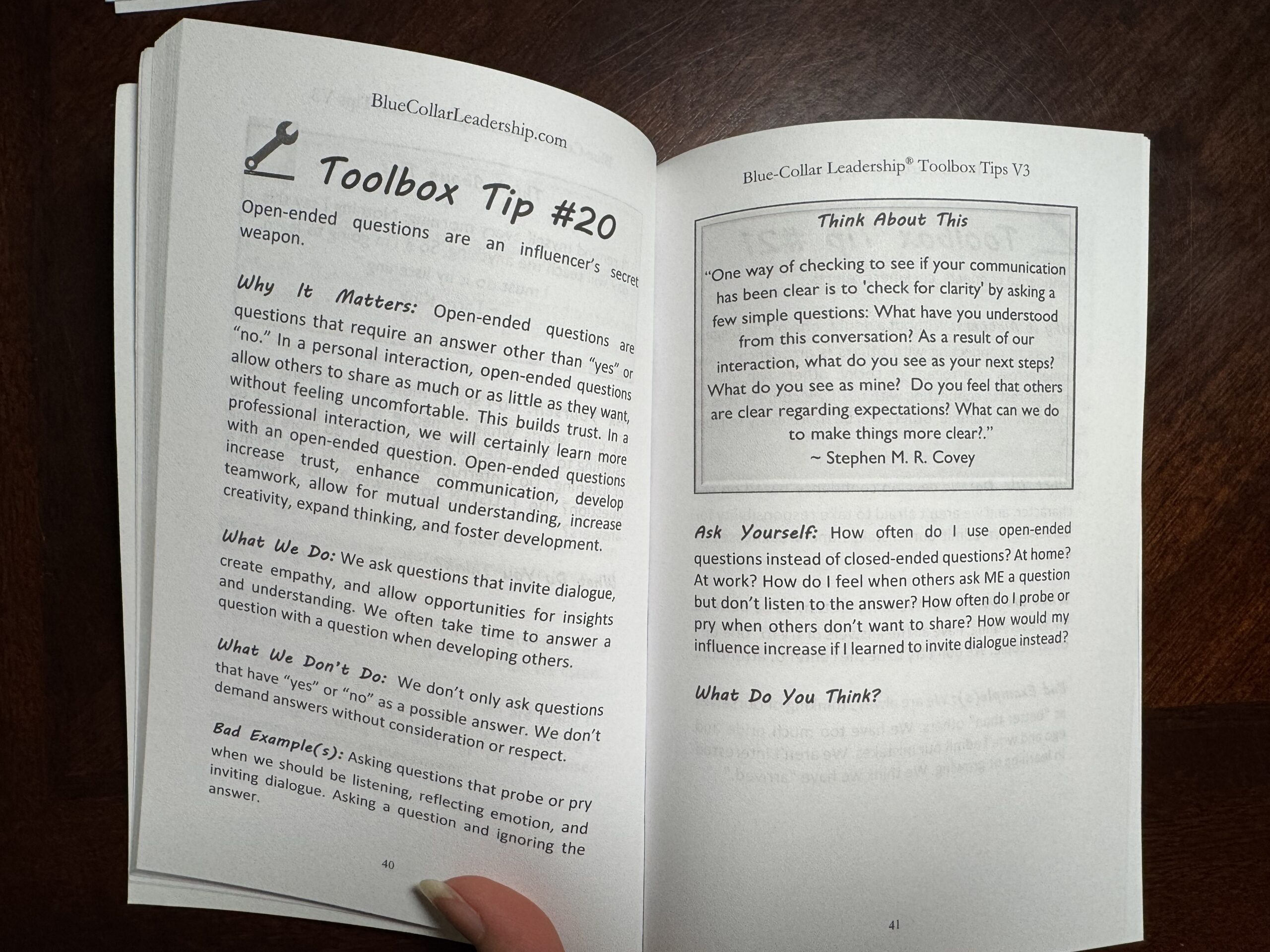 Blue-Collar Leadership Toolbox Tips Volume 3: 60 Micro-Lessons to Maximize Your Communication - Image 3