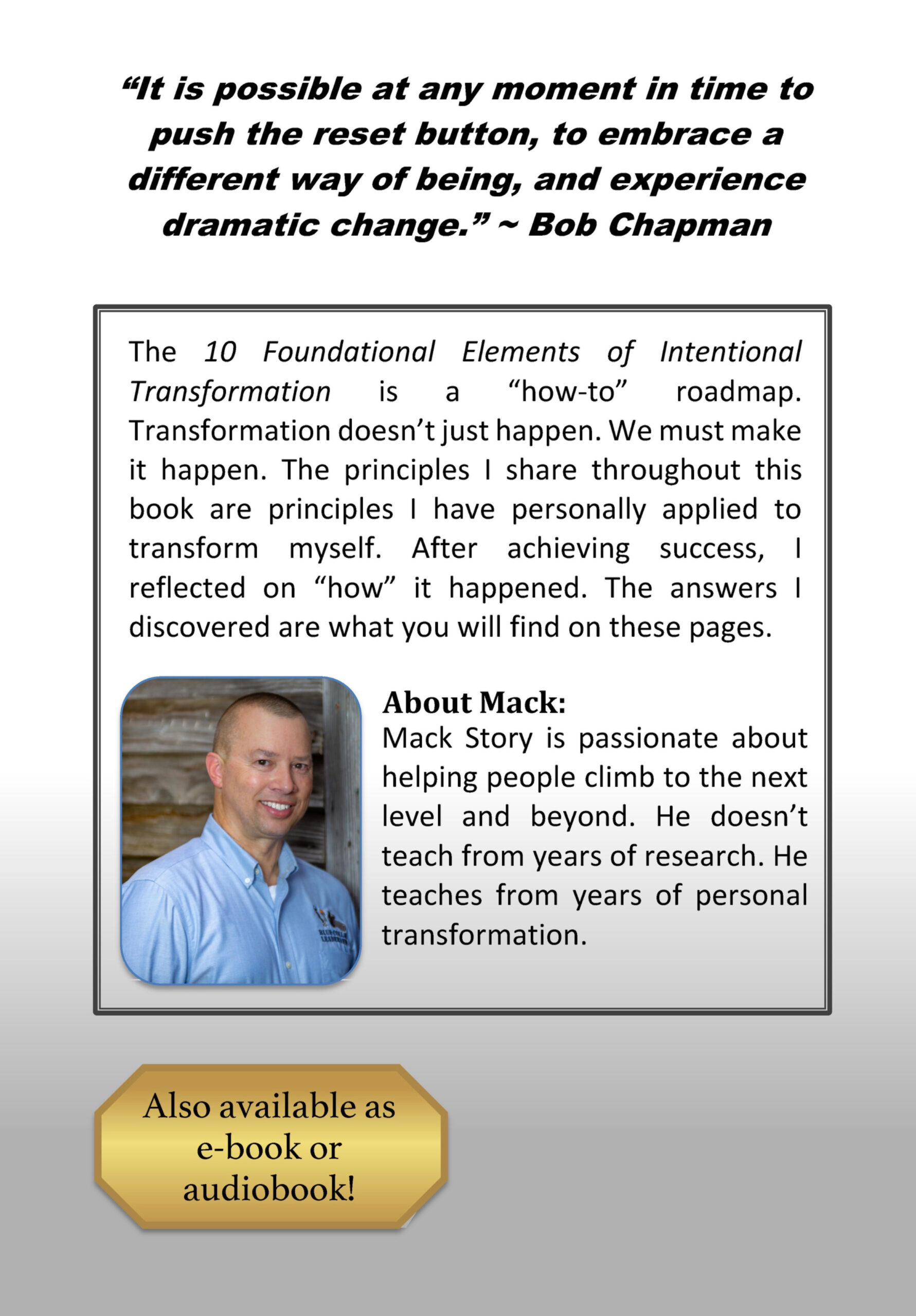 10 Foundational Elements of Intentional Transformation - Image 2