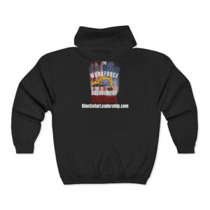 Backbone of America Zip Hoodie — The Trackhoe