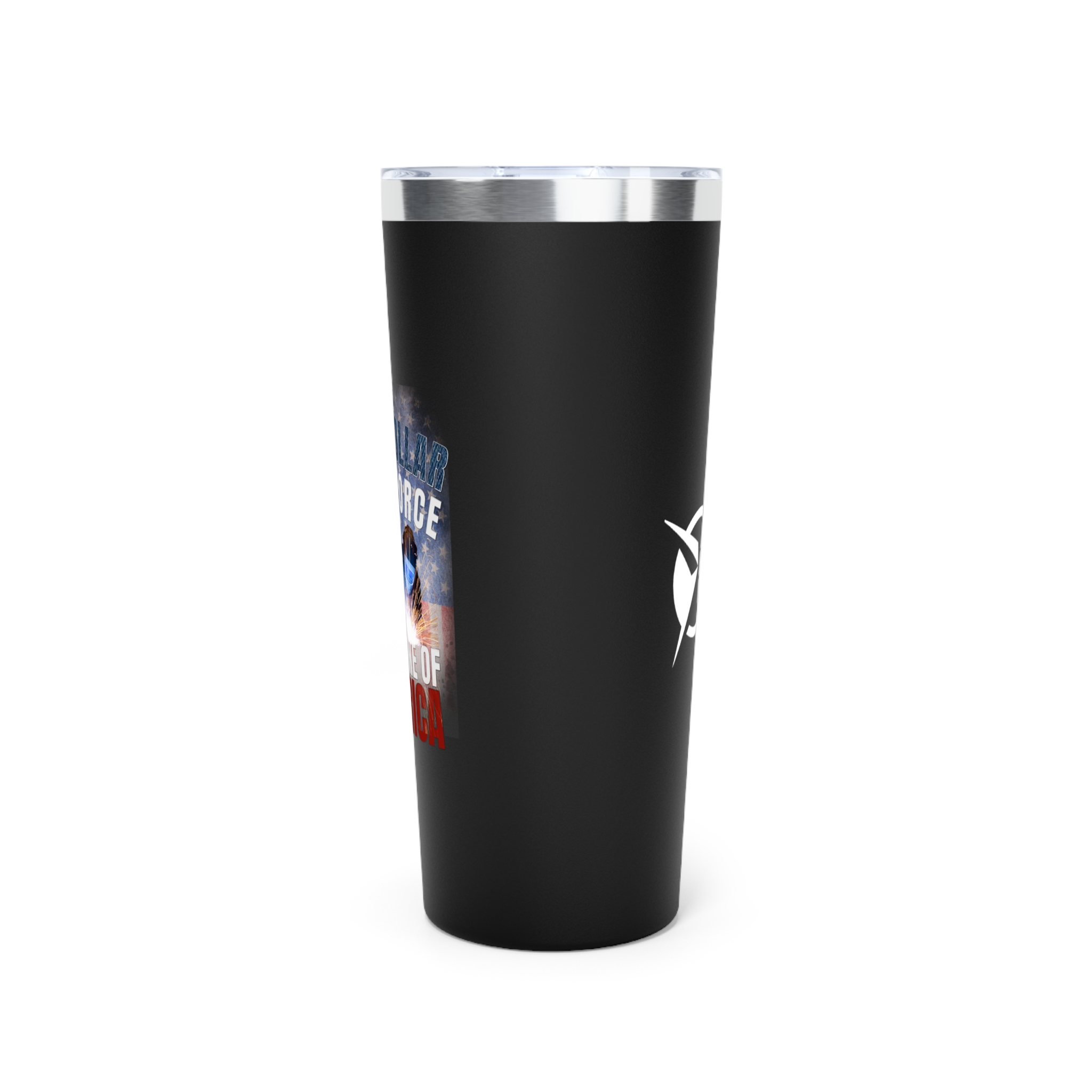 22oz Insulated Tumbler — Show the World You are Proud to be Blue-Collar! - Image 3