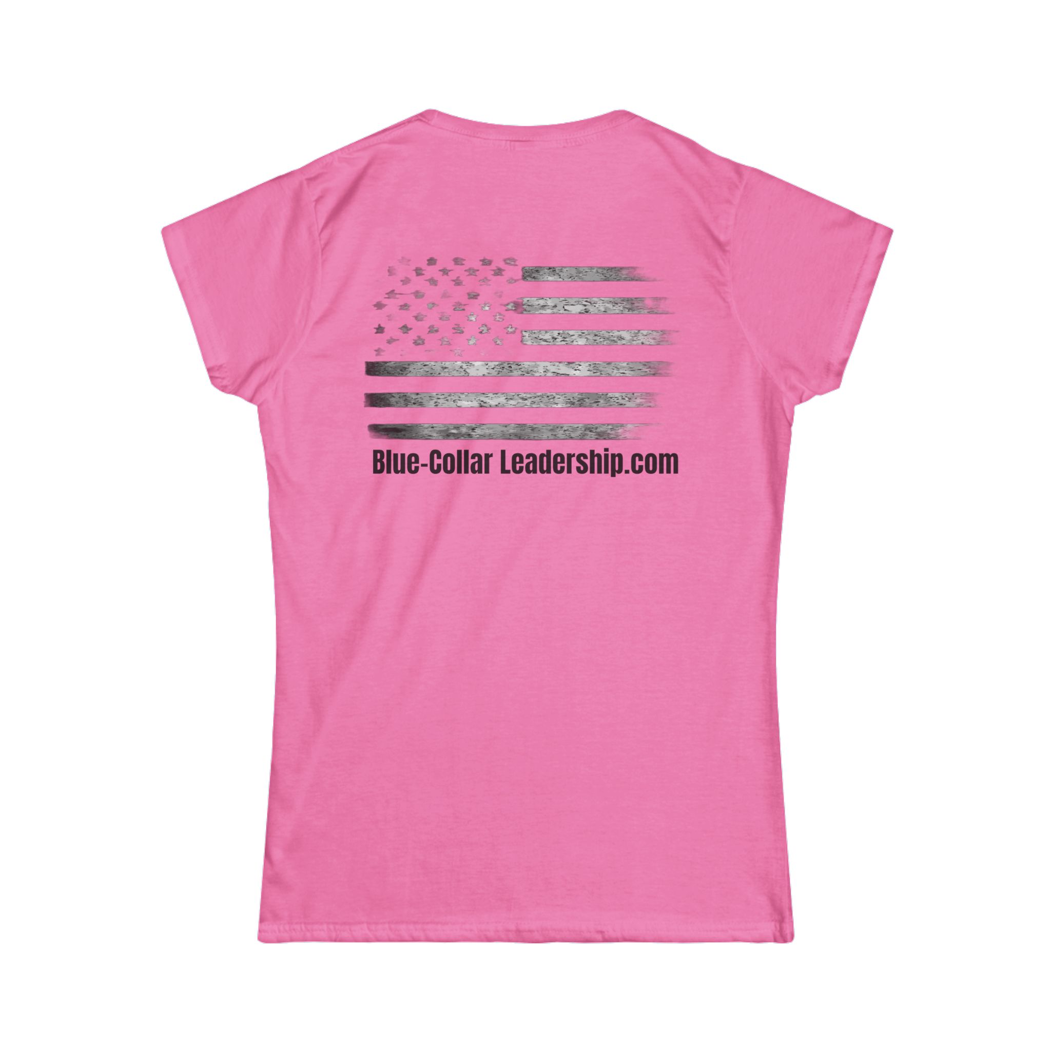 Blue-Collar Workforce Women's Tee — "The Blue-Collar Workforce is the Backbone of America" Patriotic Workwear Shirt - Image 12