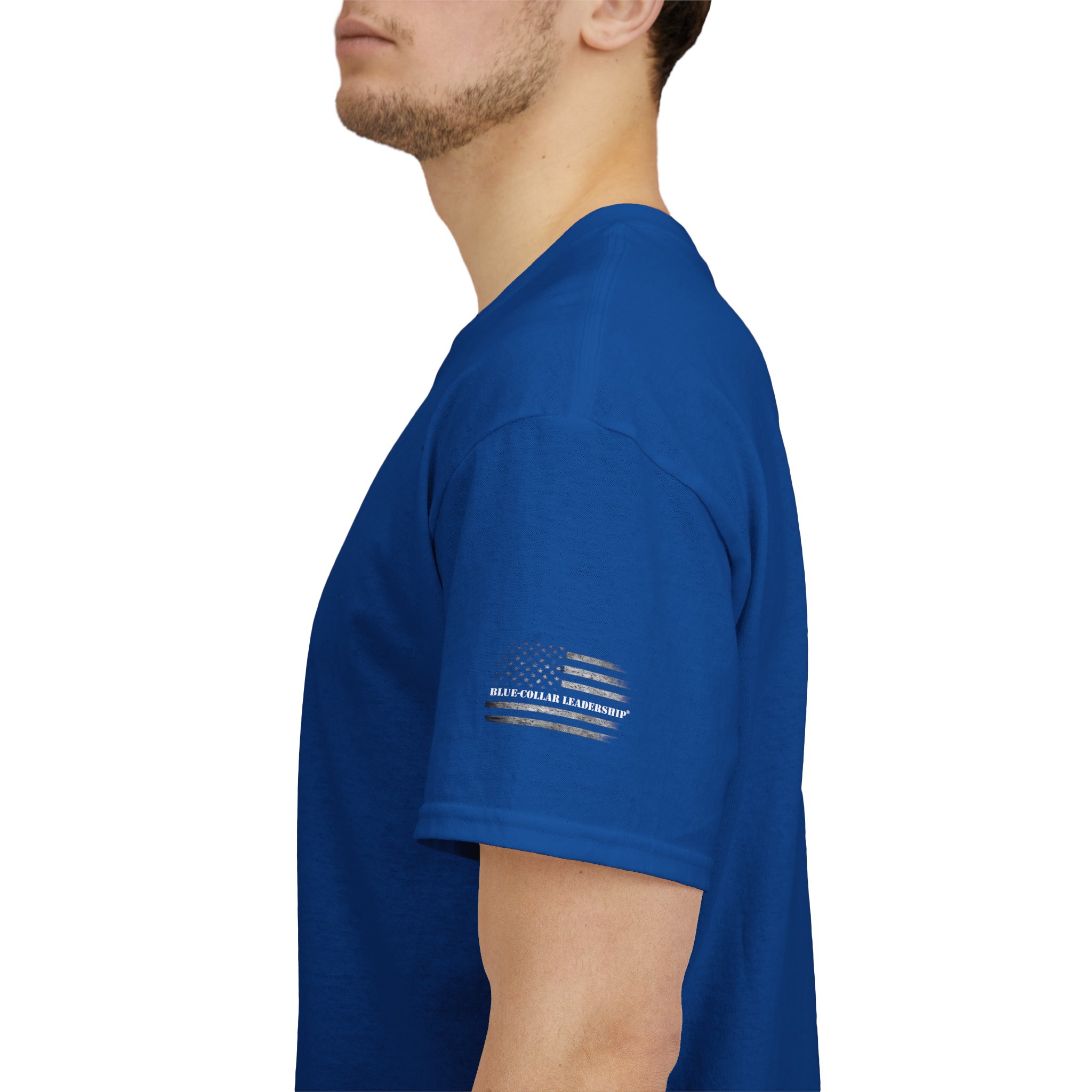 Backbone of America Tee — 'Blue-Collar Workforce' Patriotic Workshirt - Image 12